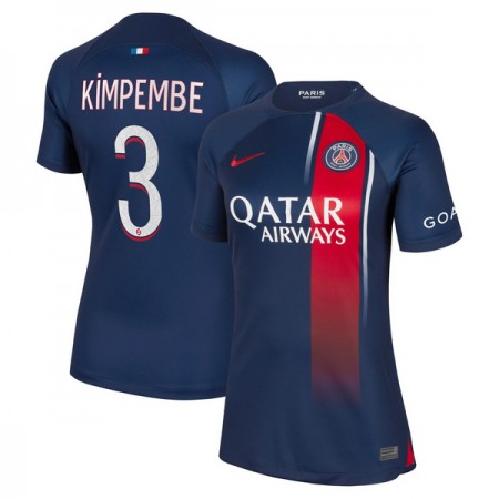 Paris Saint Germain 2023-24 Kimpembe 3 Dames Thuisshirt